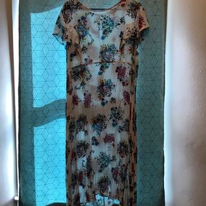 SimplyBe White Floral Dress